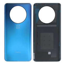 OnePlus Vitre arrière OnePlus 7T sans Contour Lentille Bleu (Original Démonté) - Grade AB