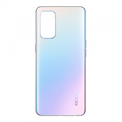 OPPO Vitre Arrière Oppo Find X3 Lite Argent sans Contour Lentille (Original Démonté) - Grade AB