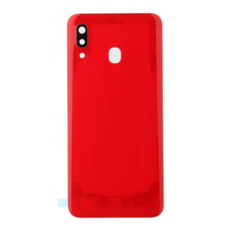 Samsung Vitre arrière Samsung Galaxy A30 (305F) Rouge (Original Démontée) - Grade AB