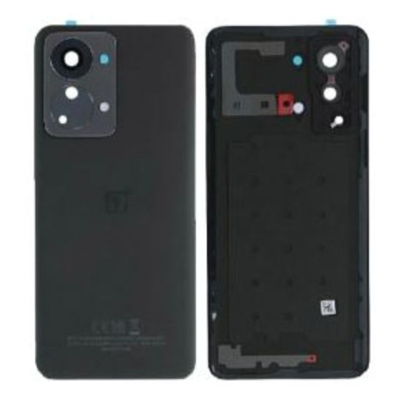 OnePlus Vitre Arrière One Plus Nord 2T Noir (Original Démonté) - Grade A