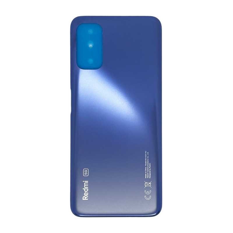 Xiaomi Vitre arrière Xiaomi Redmi Note 10 5G Sans Contour lentille Bleu (Original Démonté) - Grade AB