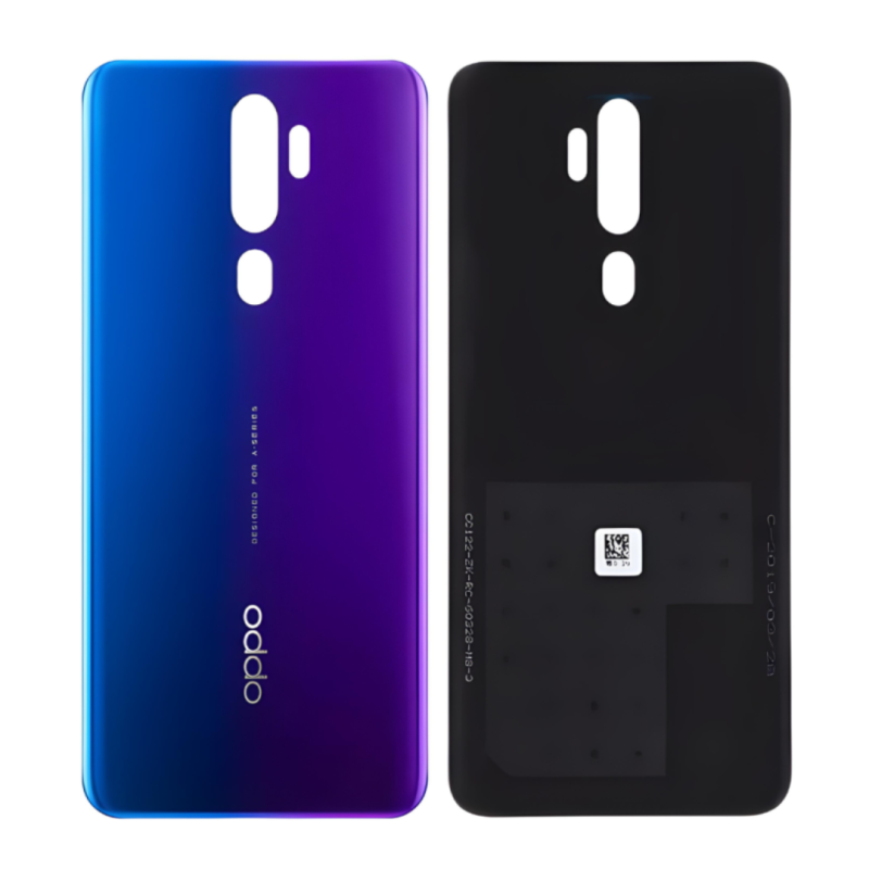 OPPO Vitre Arrière Oppo A9 2020 Sans Contour lentille Violet (Original Démonté) - Grade AB