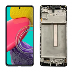 Samsung Ecran Samsung Galaxy M53 5G (M536F) Noir + Chassis (OLED)