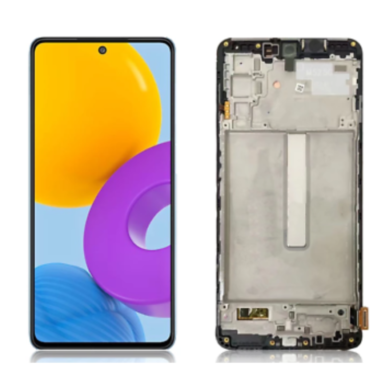 Samsung Ecran Samsung Galaxy M52s (M526) Noir + Chassis (OLED) Samsung Ecran Samsung Galaxy M52s (M526) Noir + Chassis (OLED)