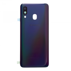 Samsung Vitre arrière Samsung Galaxy A40 (A405F) Noir(Original Démonté) - Grade AB