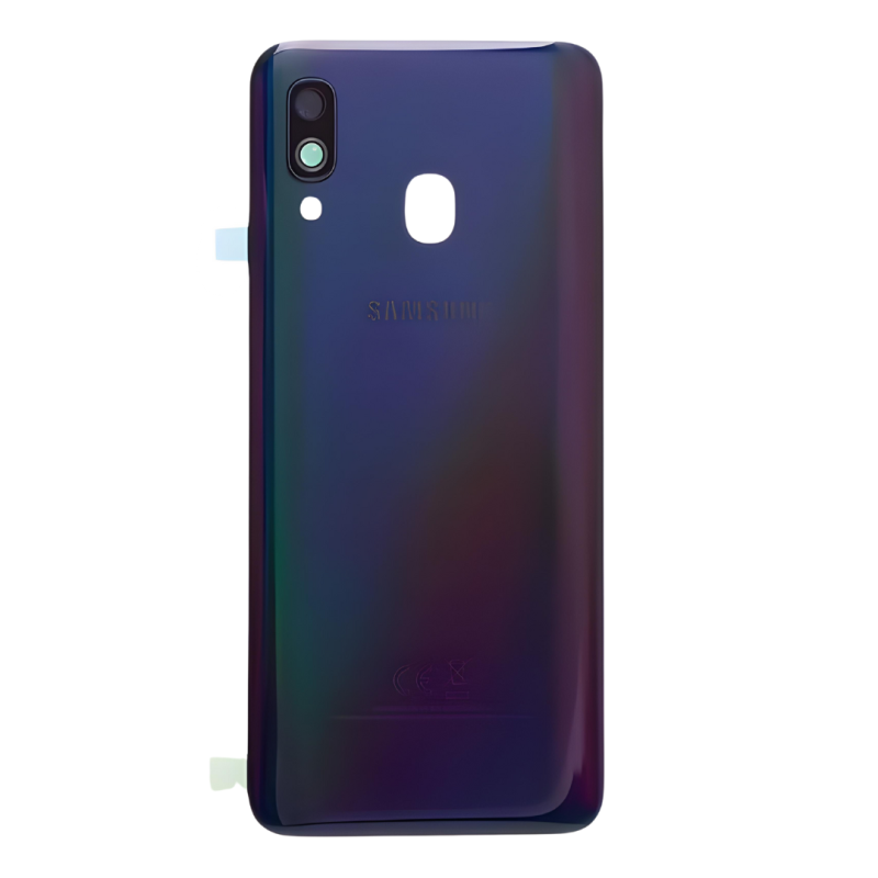 Samsung Vitre arrière Samsung Galaxy A40 (A405F) Noir(Original Démonté) - Grade AB