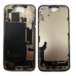 Apple Châssis iPhone 14 Jaune avec Batterie sans Vitre Arrière (Origine Demonté) Grade AB