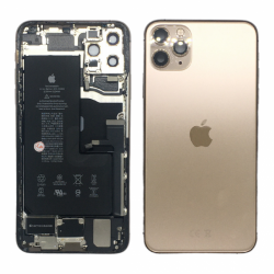 Apple Chassis Complet iPhone 11 Pro Max Or - Connecteur de Charge + Batterie (Origine Demonté) Grade AB