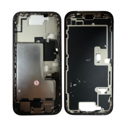 Apple Châssis iPhone 16 Pro Max sans Vitre Arrière avec Batterie Titane Blanc eSIM US (Original Demonté) Grade A