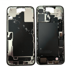 Apple Chassis iPhone 16 sans Vitre Arrière avec Batterie Blanc (Origine Demonté) Grade AB