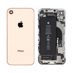 Apple Châssis Complet iPhone 8 Plus Or - Connecteur de Charge + Batterie (Origine Demonté) Grade AB
