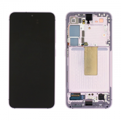 Samsung Ecran Samsung Galaxy S23 5G 2023 (S911) Violet + Châssis (Original Reconditionné)