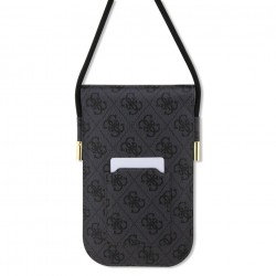 Guess Étui / Sacoche pour téléphone Guess PU 4G avec logo en métal Noir