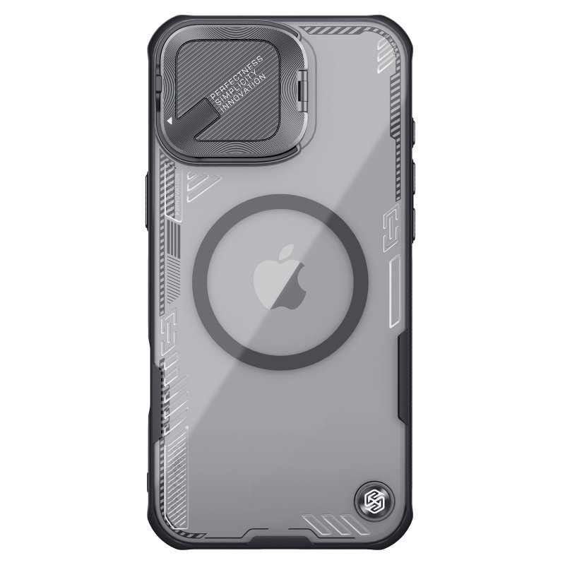 Samsung IPhone 16 - Coque Magnétique Nillkin Iceblade Prop - Noire Samsung IPhone 16 - Coque Magnétique Nillkin Iceblade Prop - Noire