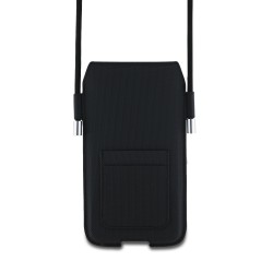 Pochette Téléphone Lacoste Iconic Petit Pique XL Noir