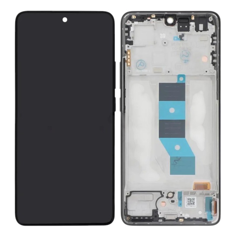 Xiaomi Xiaomi Redmi Note 14 5G (2025) - LCD + Châssis - Noir Tarnish (Service Pack) 56002000O1700