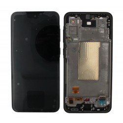 Samsung Samsung Galaxy A35 5G (2025) A366 - LCD + Châssis Noir (Service Pack) GH82-36841A