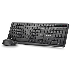 NGS NGS - Kit Allure - Clavier et Souris Sans Fil - Noir