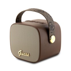 Guess Guess : Mini Enceinte Bluetooth Avec Poignée En PU 4G - Marron