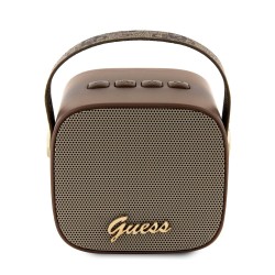 Guess Guess : Mini Enceinte Bluetooth Avec Poignée En PU 4G - Marron