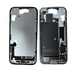 Apple Chassis iPhone 15 Plus Bleu eSIM US sans Vitre Arrière avec Batterie (Origine Demonté) Grade A