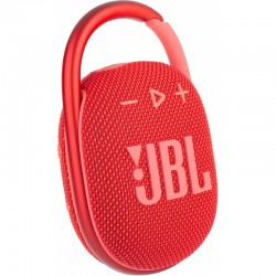 JBL Enceinte Bluetooth JBL Clip 4, 5 W, Son Professionnel, Etanche, Rouge (JBLCLIP4RED)