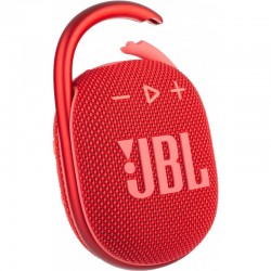 JBL Enceinte Bluetooth JBL Clip 4, 5 W, Son Professionnel, Etanche, Rouge (JBLCLIP4RED)