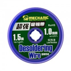 Mèche à dessouder Mechanic DW50, 1 mm, 1,5 m