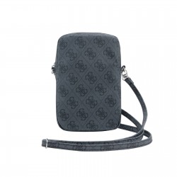 Guess Étui / Sacoche Guess PU 4G avec logo triangulaire et fermeture éclair - Noir