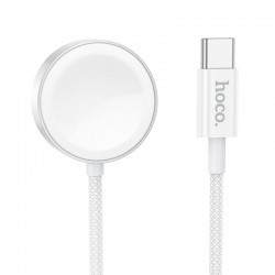 HOCO Hoco CW59 : Cables de charge MagSafe pour Apple Watch et Samsung Galaxy Watch - Blanc