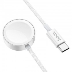 HOCO Hoco CW59 : Cables de charge MagSafe pour Apple Watch et Samsung Galaxy Watch - Blanc