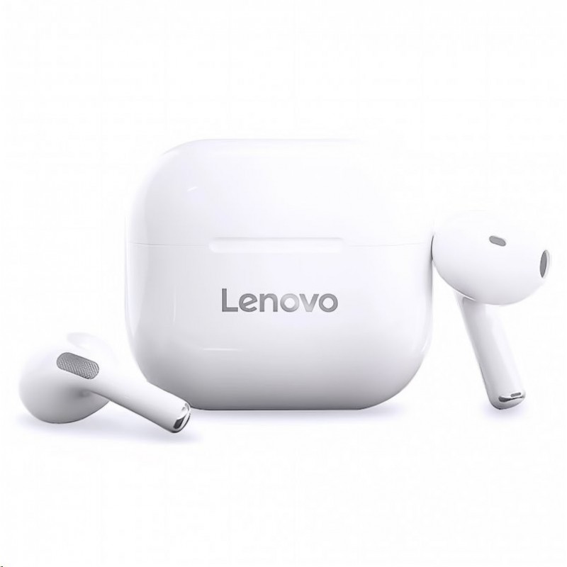 Lenovo Lenovo Bluetooth – Écouteurs LP40 Live Pods – blanc