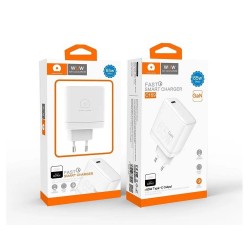 Wuw Chargeur Rapide 65W GaN - USB-C - Blanc C169