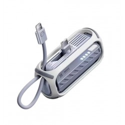 Remax REMAX : PowerBank RPP-28 5000mAh Charge Rapide USB-C + Câble Lightning - Gris