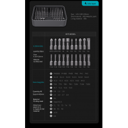 Boite à outils 100 en 1 TOURNEVIS PRECISION MAGNETIQUE