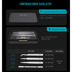 Boite à outils 100 en 1 TOURNEVIS PRECISION MAGNETIQUE