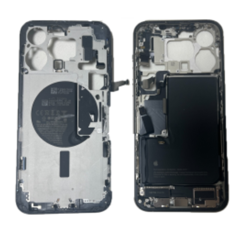 Apple Châssis iPhone 16 Pro Max sans Vitre Arrière avec Batterie Titane Bleu (Original Demonté) Grade A Apple Châssis iPhone 16 Pro Max sans Vitre Arrière avec Batterie Titane Bleu (Original Demonté) Grade A