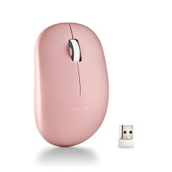 NGS NGS - SOURIS SANS FIL AVEC BOUTONS SILENCIEUX - FOG PRO PINK