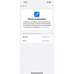 Apple Batterie iPhone 13 (ECO Fix Plus) Installation Directe - Aucun Pop-up / État 100%