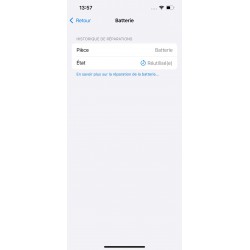 Apple Batterie iPhone 13 (ECO Fix Plus) Installation Directe - Aucun Pop-up / État 100%