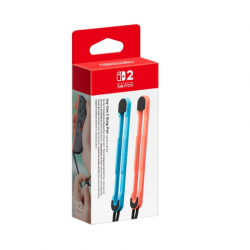 Nintendo Paire de dragonnes Joy-Con 2 bleu clair/rouge clair pour Nintendo Switch 2