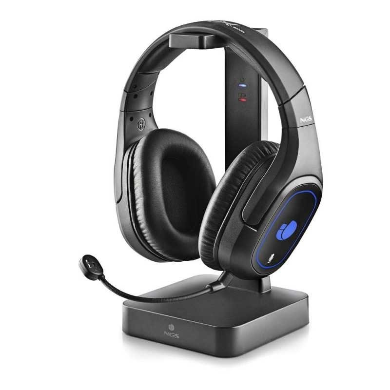 NGS Casque Gaming Bluetooth Avec Micro et Lumière LED 2,4 GHZ - Noir - NGS NGS Casque Gaming Bluetooth Avec Micro et Lumière LED 2,4 GHZ - Noir - NGS