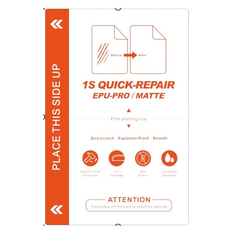 CUT & PROTECT Pack De 20 Films Hydrogel CUT & PROTECT Mat Auto Régénérant