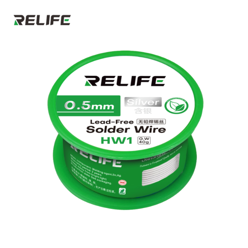 Fil à Souder Sans Plomb RELIFE HW1 0,5 mm / 40 g