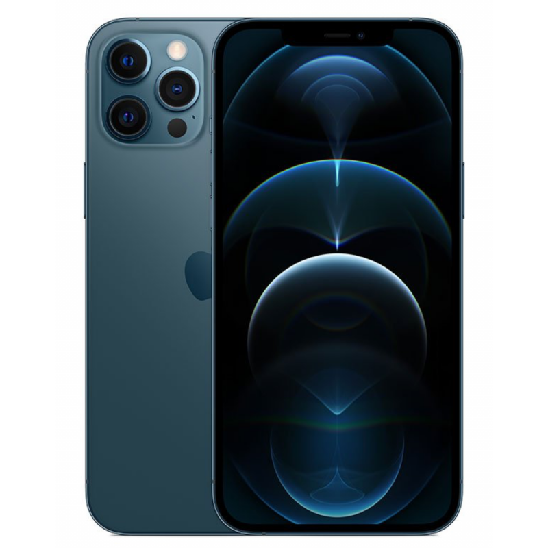 Apple iPhone 12 Pro Max 256 Go Bleu - Grade AB avec boîte et câble