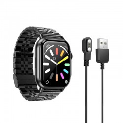 HOCO Hoco DYD02 : Montre Connectée Noire Bracelet Acier