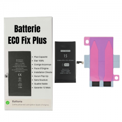 Apple Batterie iPhone 15 (ECO Fix Plus) 130% Plus Durable - Aucun Pop-up / État 100%