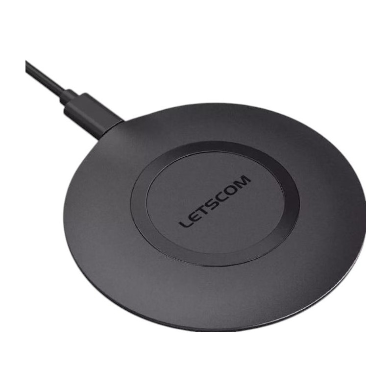 LETSCOM Letscom Super P - Chargeur Sans fil Ultra Slim Noir