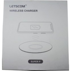 LETSCOM Letscom Super P - Chargeur Sans fil Ultra Slim Noir