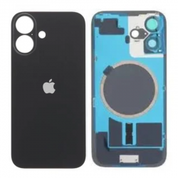 Apple Vitre Cache Arrière iPhone 16 Noir (Origine Demonté) - Grade A